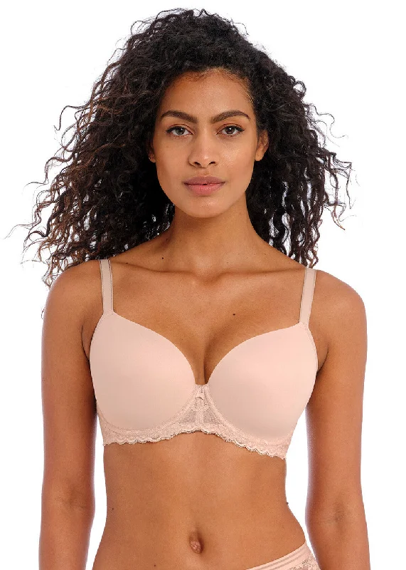 Freya AA54500 Offbeat Demi T-shirt Bra Chenille Blend Fleece Blend Nylon Blend