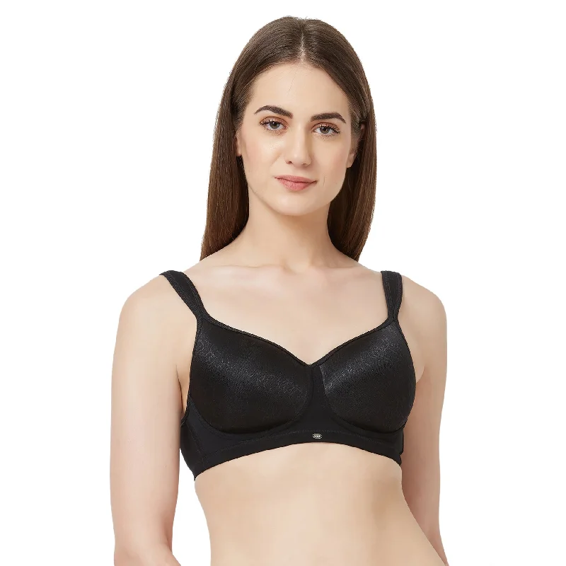 Full Coverage Padded Non Wired T-shirt Bra-CB-126 Collared Crew Neck Turtle Neck