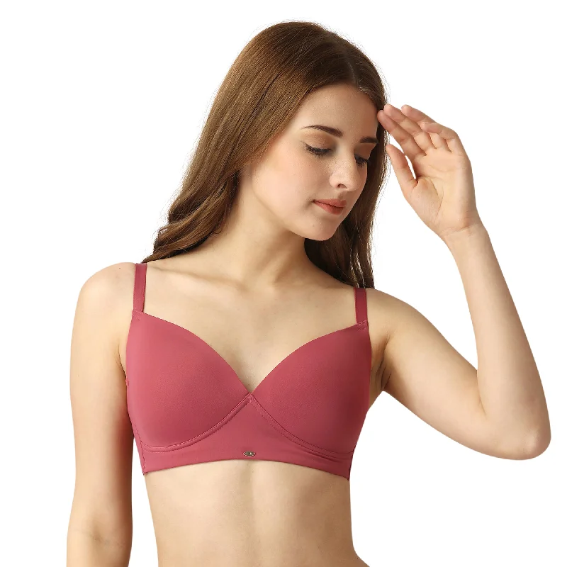 Full Coverage Padded Non Wired T-shirt Bra-CB-134 Ribbed T-Shirt High Neck Heavyweight Full Coverage Padded Non Wired T-shirt Bra-CB-134 Ribbed T-Shirt High Neck Heavyweight