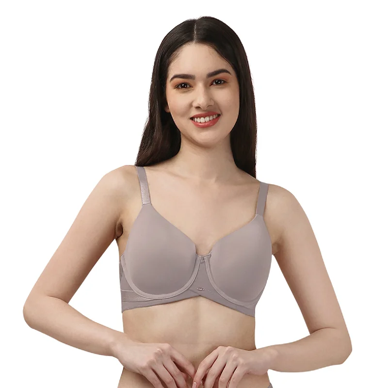 Full Coverage Padded Wired T-shirt Bra with Mesh Detailing CB-131 Handmade Hand-knitted Hand-woven Full Coverage Padded Wired T-shirt Bra with Mesh Detailing CB-131 Handmade Hand-knitted Hand-woven
