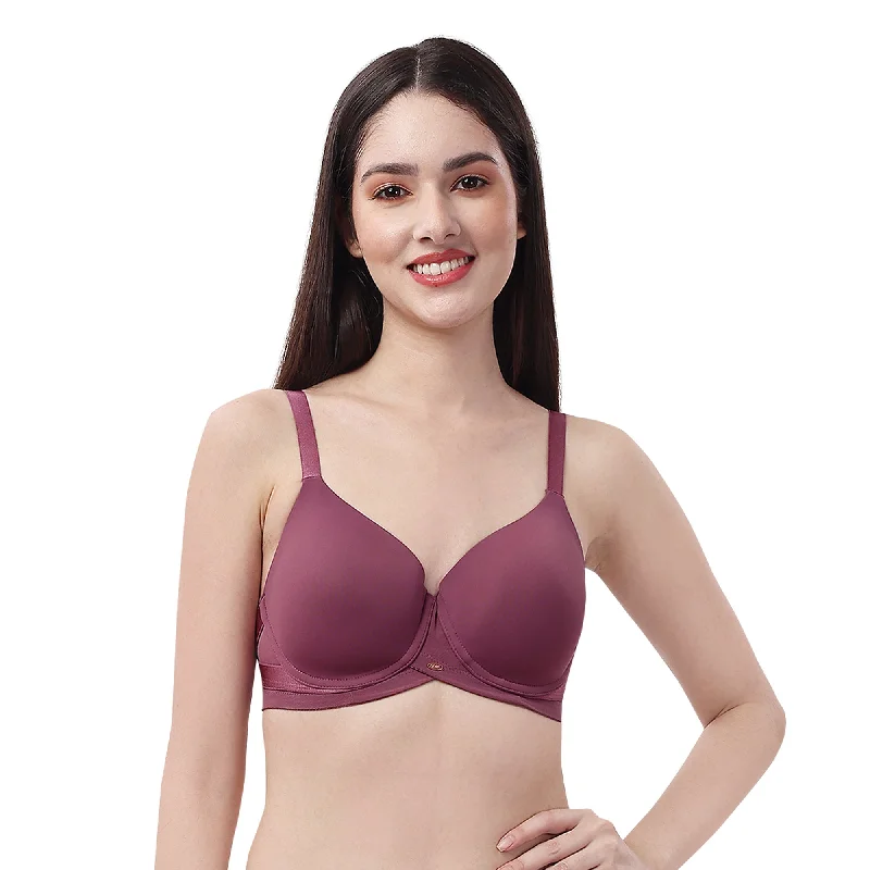 Full Coverage Padded Wired T-shirt Bra with Mesh Detailing CB-131 Houndstooth Herringbone Solid Full Coverage Padded Wired T-shirt Bra with Mesh Detailing CB-131 Houndstooth Herringbone Solid