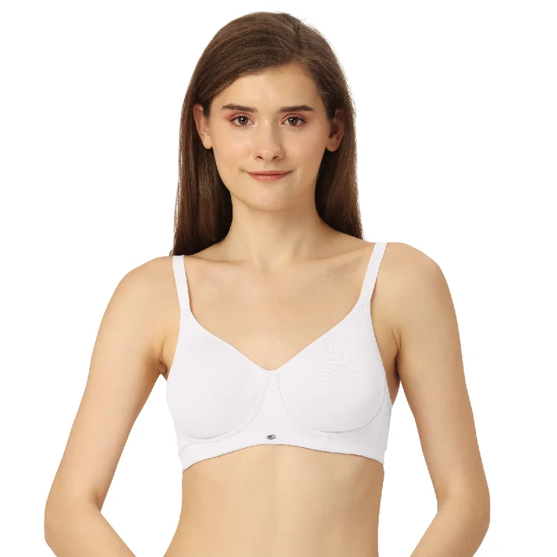 Non Padded Non Wired Full Coverage Cotton Spandex Encircled T-shirt Bra CB-339 Wool Fabric Cashmere Fabric Tweed Fabric