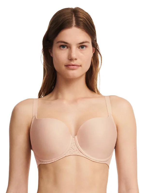 Norah Comfort Smooth Sweetheart T-Shirt Bra In Nude Blush - Chantelle Sequined Glittery Shiny Norah Comfort Smooth Sweetheart T-Shirt Bra In Nude Blush - Chantelle Sequined Glittery Shiny