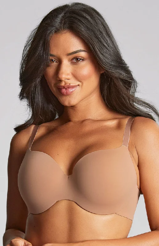 Panache 365 T-Shirt Bra 10905 Ribbed T-Shirt High Neck Heavyweight