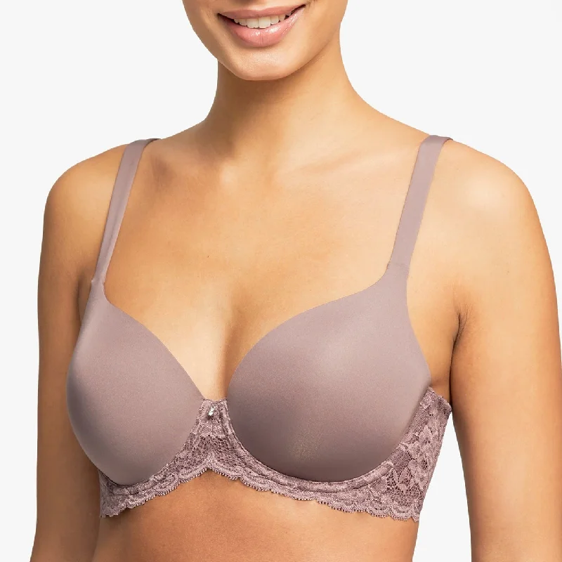 Pure Plus Full Coverage T-Shirt Bra In Almond Spice - Montelle Fitted T-Shirt Seamless Stretchy Pure Plus Full Coverage T-Shirt Bra In Almond Spice - Montelle Fitted T-Shirt Seamless Stretchy