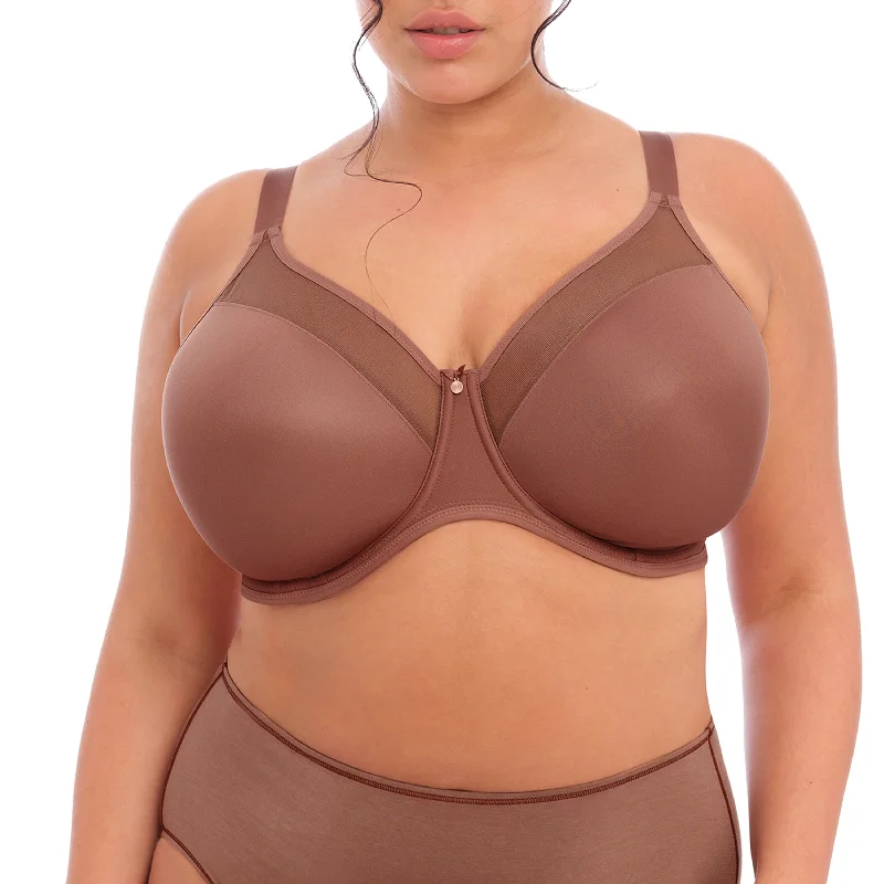 Smooth Full Cup T-Shirt Bra In Clove - Elomi Thin T-Shirt Open Front Quick Dry