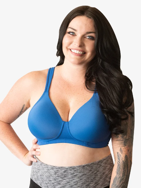 The Brigitte Full Coverage - Padded Underwire T-Shirt Bra Striped Floral Plaid