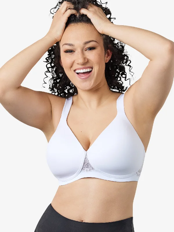 The Brigitte Lace - Wirefree T-Shirt Bra Lace Blend Ribbed Blend Corduroy Blend