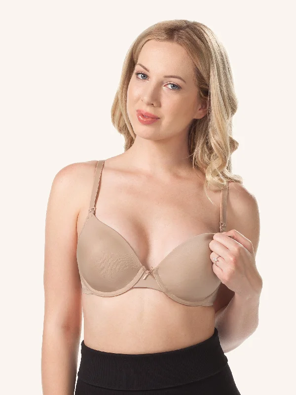 The Dorothy - Underwire Maternity to Nursing T-Shirt Bra Embroidered Appliqued Beaded The Dorothy - Underwire Maternity to Nursing T-Shirt Bra Embroidered Appliqued Beaded