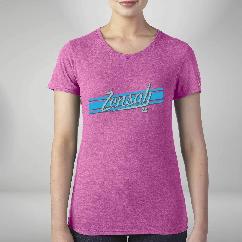 Women's Retro Logo T-Shirt Hooded Caped Shawl Collar