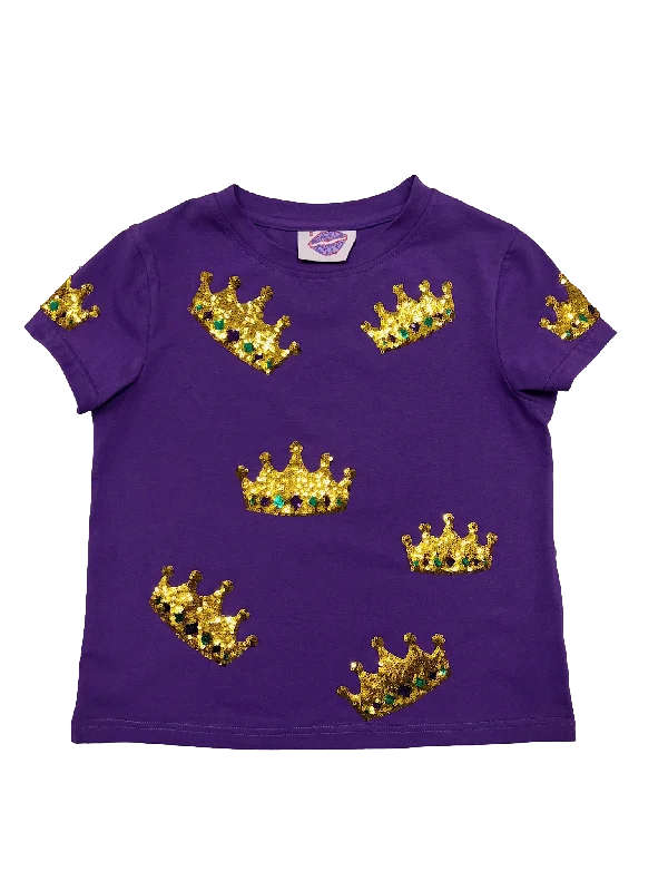 Crown Takeover Tee Real Fur Shearling Chenille