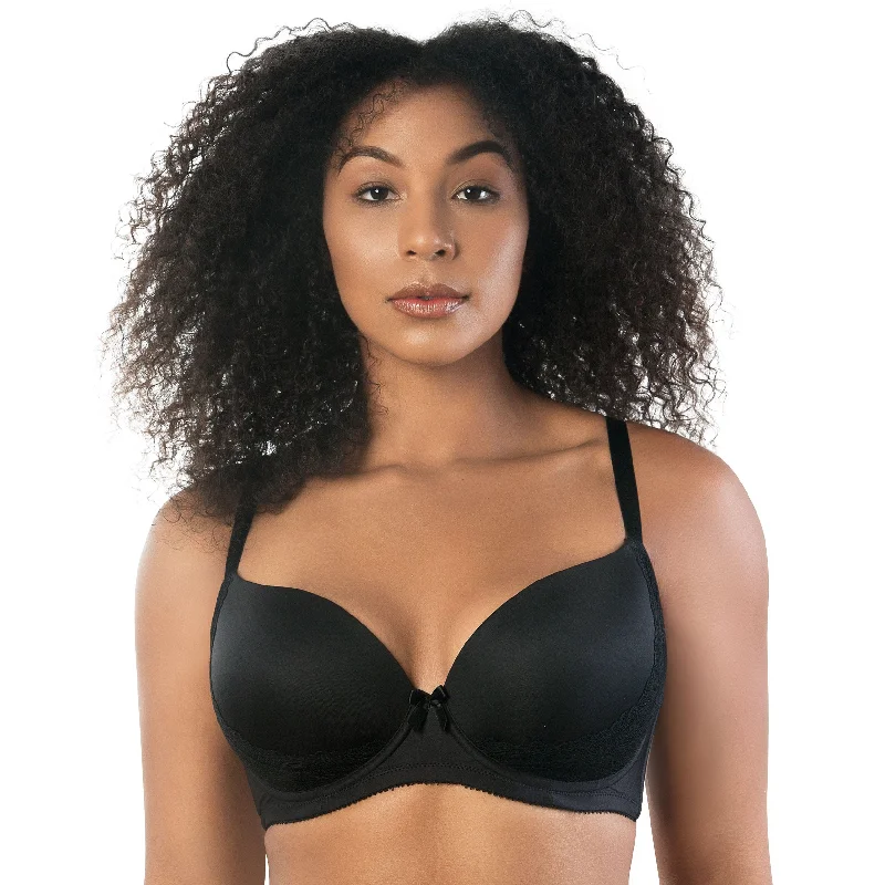 Casey Plunge Molded T-Shirt Bra Sequined Glittery Shiny
