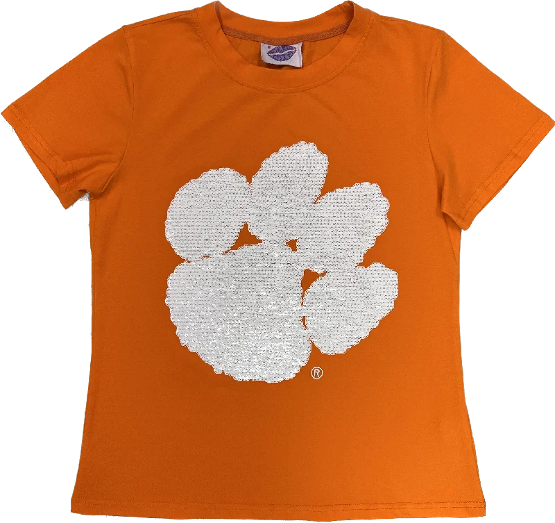 Clemson Paw tee Cotton Fabric Linen Fabric Terry Fabric