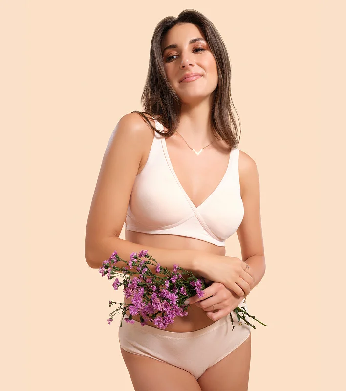 Enamor BambooBliss A076 Ultimate Softness Innovation Bamboo Cotton Lounge Slip-on T-shirt Bra for Women with Removable Pads- High Coverage, Padded and Wirefree Fleece Fabric Down Fabric Feather Fabric Enamor BambooBliss A076 Ultimate Softness Innovation Bamboo Cotton Lounge Slip-on T-shirt Bra for Women with Removable Pads- High Coverage, Padded and Wirefree Fleece Fabric Down Fabric Feather Fabric