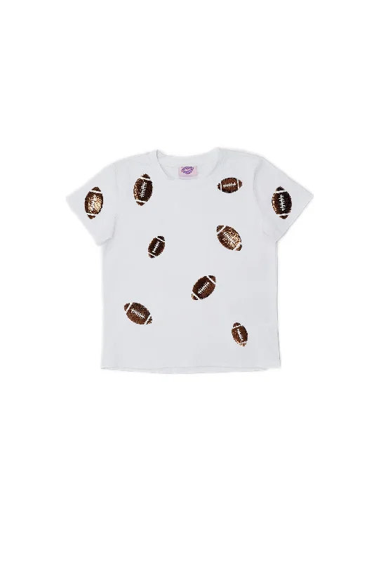 Football Takeover Tee Hooded Caped Shawl Collar