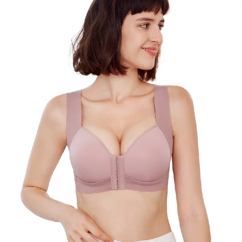 Post-Surgery Front Closure T-Shirt Bra Zippered Front Buttoned Front Snap Front