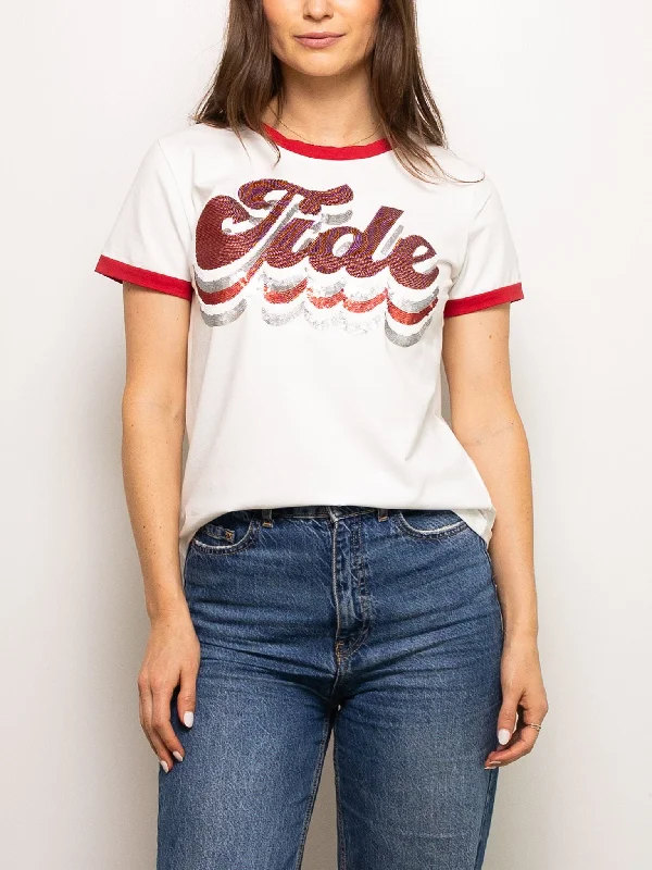 Retro Tide Tee Cotton Fabric Linen Fabric Terry Fabric