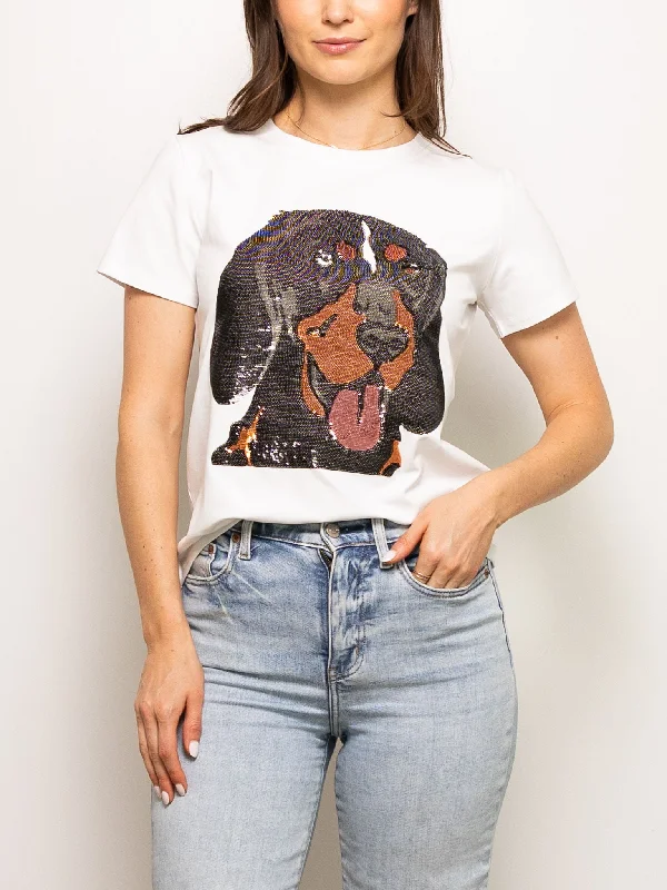 SMOKEY HEAD TEE Chenille Brocade Lace