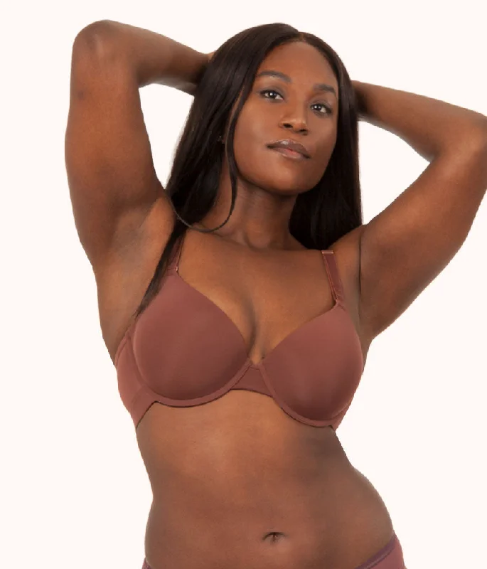 The T-Shirt Bra: Umber Knit Fabric Woven Fabric Fleece Fabric