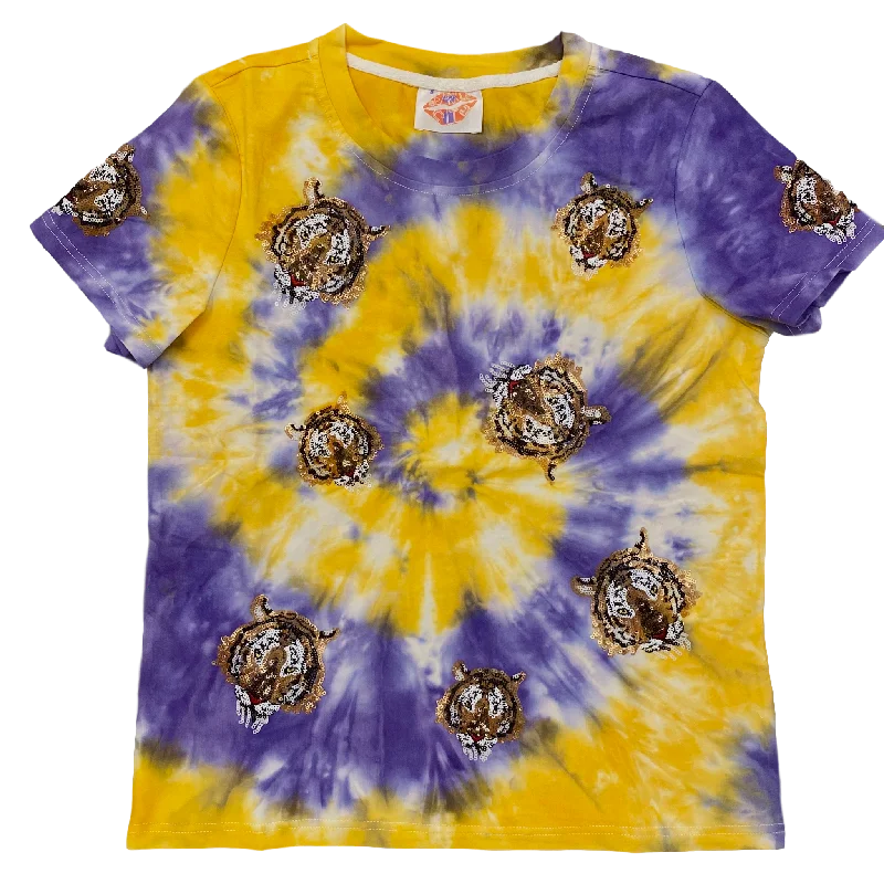 Tie Dye Tiger Takeover Tee Modern Contemporary Chic