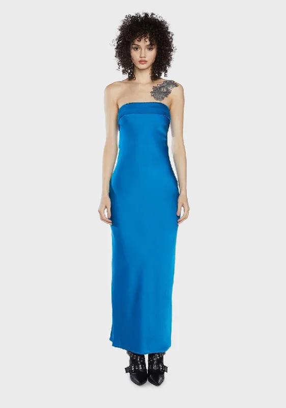 Chic Revenge Maxi Dress Comfortable Pleated Maxi Dress