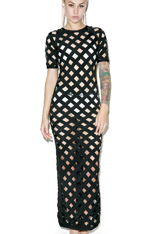Cross Over Maxi Dress Fashionable Sleeveless Maxi Dress