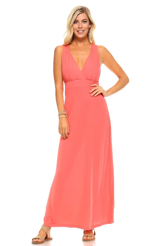 Women's Halter Maxi Dress with Cross Back Straps Elegant Maxi Dress with Lace