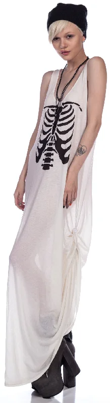 Inside Out Grunge Maxi Dress Trendy Ruffled Maxi Dress