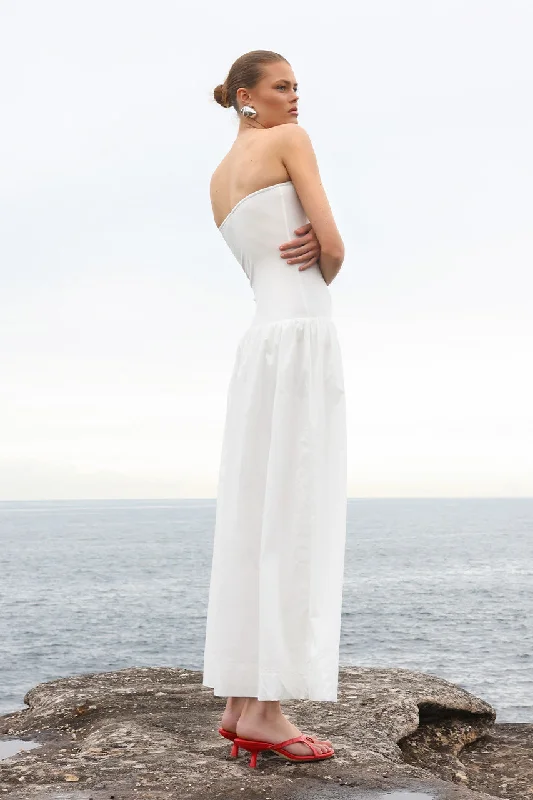 Joyce Maxi Dress | White Elegant Lace Maxi Dress