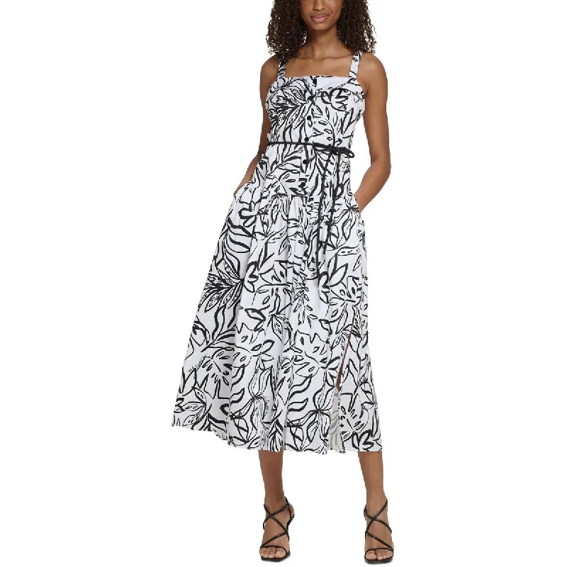 Karl Lagerfeld Paris Womens Cotton Blend Tea Length Maxi Dress Chic Off-Shoulder Maxi Dress Karl Lagerfeld Paris Womens Cotton Blend Tea Length Maxi Dress Chic Off-Shoulder Maxi Dress