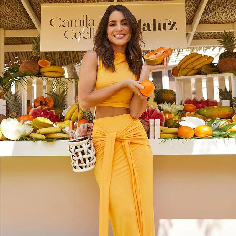 Large Size Casual Vest Bandage Solid Color Pleated Women Clothing Two-Piece Maxi Dress Trendy V-Neck Maxi Dress Large Size Casual Vest Bandage Solid Color Pleated Women Clothing Two-Piece Maxi Dress Trendy V-Neck Maxi Dress