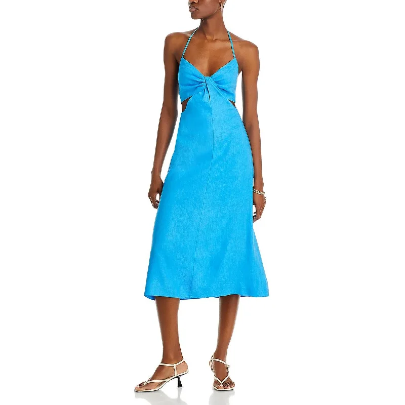 Milly Womens O-Ring Long Maxi Dress Trendy Printed Maxi Dress