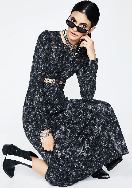 Mixed Emotions Maxi Dress Trendy Maxi Dress with Lace