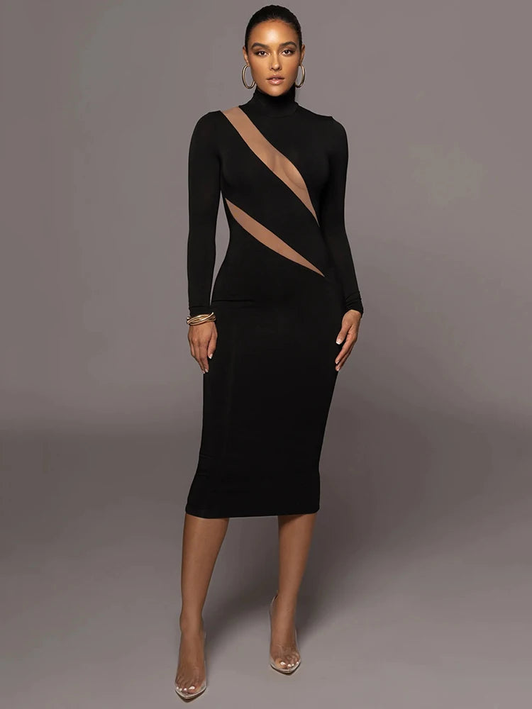 Mozision Elegant Long Sleeve Bodycon Sexy Maxi Dress For Women Autumn Winter Fashion Half High Collar Club Party Sexy Long Dress Cozy Spaghetti Strap Maxi Dress Mozision Elegant Long Sleeve Bodycon Sexy Maxi Dress For Women Autumn Winter Fashion Half High Collar Club Party Sexy Long Dress Cozy Spaghetti Strap Maxi Dress
