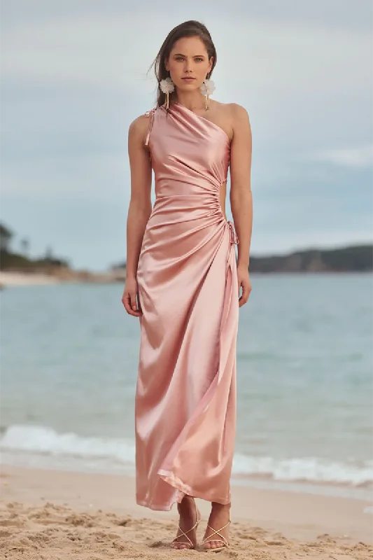 Nour Maxi Dress in Dusty Rose Chic Summer Maxi Dress
