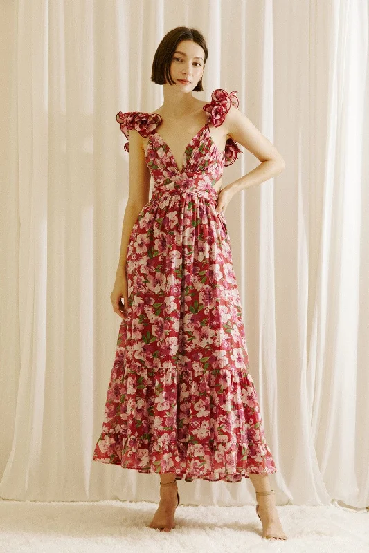 Ophelia Maxi Dress Stylish Off-Shoulder Maxi Dress