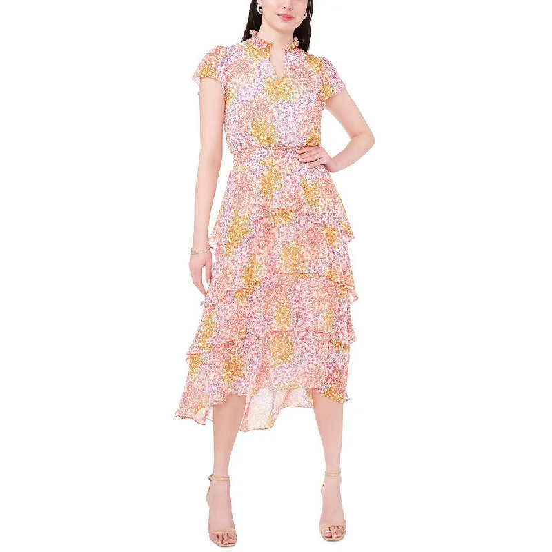 Sam & Jess Womens Floral Print Long Maxi Dress Comfortable Casual Maxi Dress
