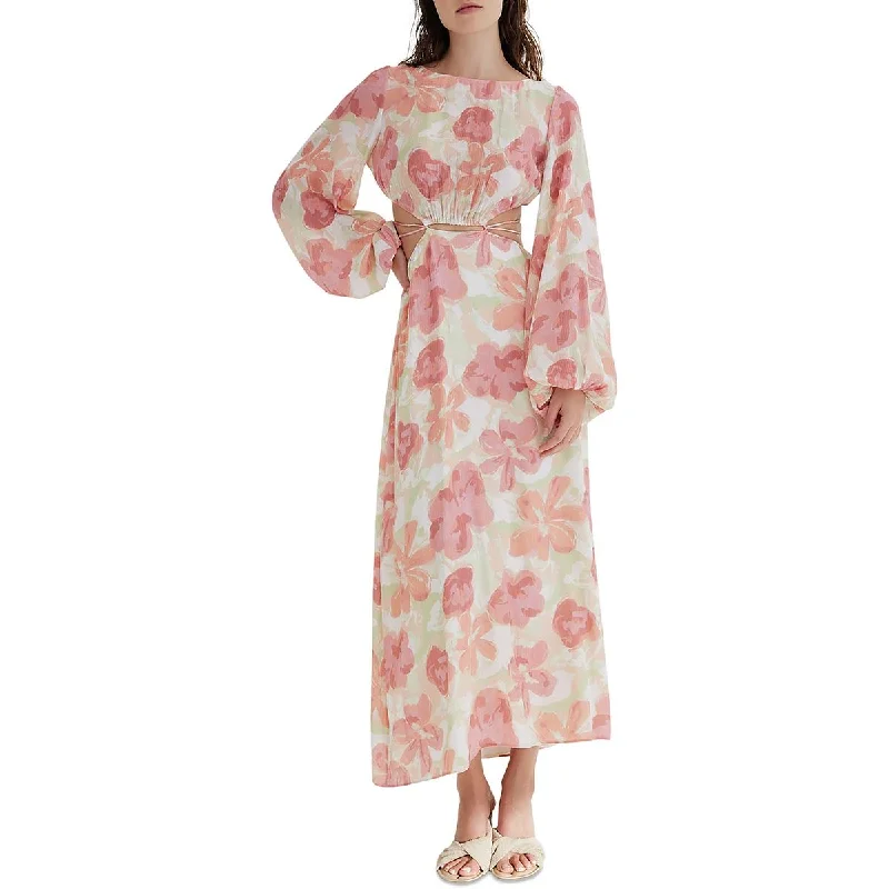 Significant Other Womens Floral Long Maxi Dress Stylish Boho Maxi Dress