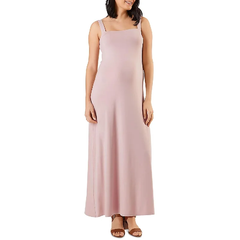 Stowaway Collection Womens Cara Sleeveless Maternity Maxi Dress Comfortable Plunging Neckline Maxi Dress Stowaway Collection Womens Cara Sleeveless Maternity Maxi Dress Comfortable Plunging Neckline Maxi Dress