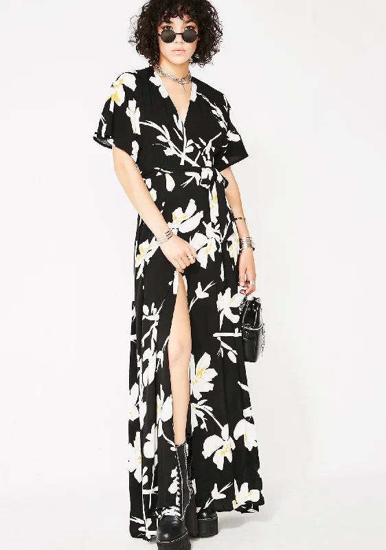 Suga Honey Ice Tea Maxi Dress Stylish V-Neck Maxi Dress