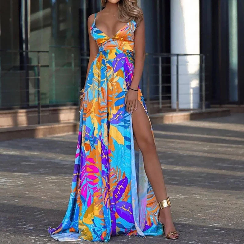Sundress Spring 2022 New Leaf Four-Sided Stretch Dress Bohemian off-the-Shoulder Strap Tube Top Mop Dress Boho Vacation Maxi Dresses Comfortable Bohemian Maxi Dress Sundress Spring 2022 New Leaf Four-Sided Stretch Dress Bohemian off-the-Shoulder Strap Tube Top Mop Dress Boho Vacation Maxi Dresses Comfortable Bohemian Maxi Dress