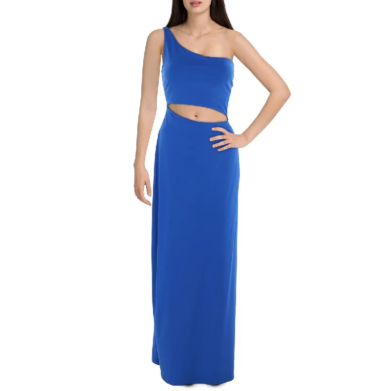 Susana Monaco Womens Side Slit Long Maxi Dress Comfortable Pleated Maxi Dress