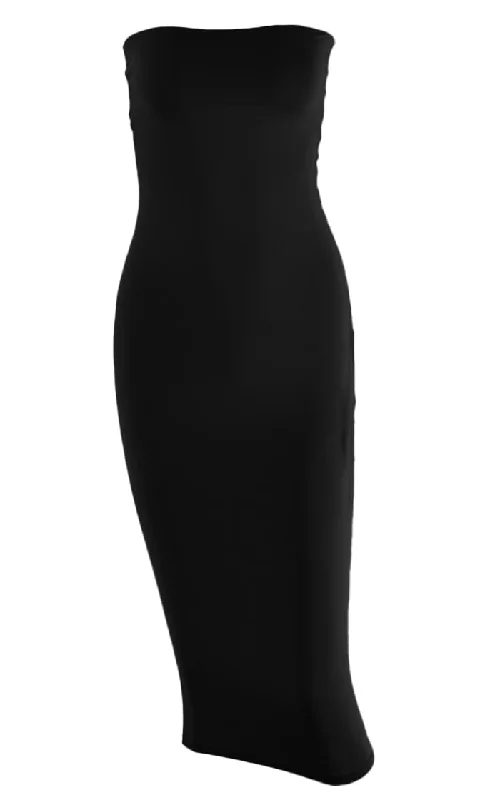 Use Your Know How Black Strapless Tube Stretchy Square Neck Bodycon Maxi Dress Chic Summer Floral Maxi Dress Use Your Know How Black Strapless Tube Stretchy Square Neck Bodycon Maxi Dress Chic Summer Floral Maxi Dress