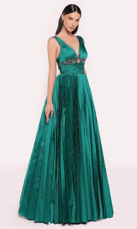 Tarik Ediz 98715 - Strappy Bandeau Evening Gown