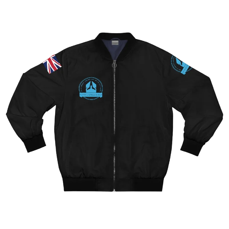 A Who Dares Wins GBR Men's Bomber Jacket (AOP) Striped Jacket Polka Dot Jacket Floral Jacket A Who Dares Wins GBR Men's Bomber Jacket (AOP) Striped Jacket Polka Dot Jacket Floral Jacket