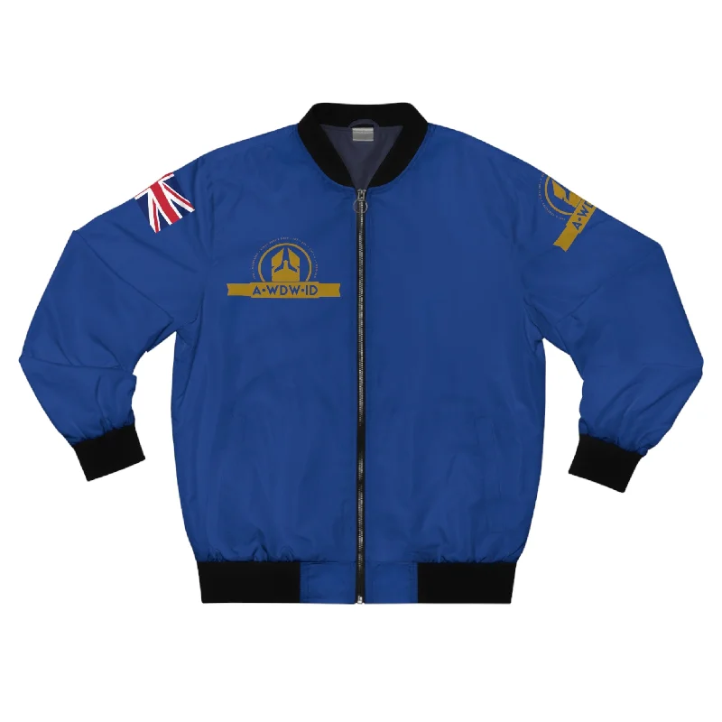 A Who Dares Wins RSF (ID) GBR Men's Bomber Jacket (AOP) Faux Fur Fabric Real Fur Fabric Shearling Fabric A Who Dares Wins RSF (ID) GBR Men's Bomber Jacket (AOP) Faux Fur Fabric Real Fur Fabric Shearling Fabric