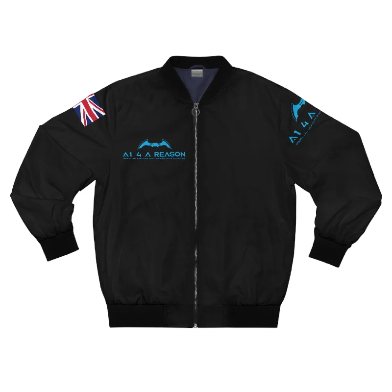 A1 4 A Reason GBR Men's Bomber Jacket (AOP) Belted Jacket Elasticated Jacket Padded Jacket A1 4 A Reason GBR Men's Bomber Jacket (AOP) Belted Jacket Elasticated Jacket Padded Jacket
