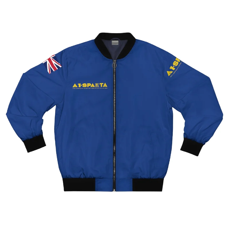 A1•Sparta  GBR  Men's Bomber Jacket (AOP) Satin Jacket Silk Jacket Chiffon Jacket