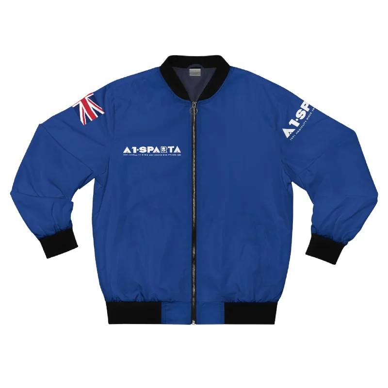 A1•Sparta   GBR  Men's Bomber Jacket (AOP) Denim Jacket Leather Jacket Suede Jacket