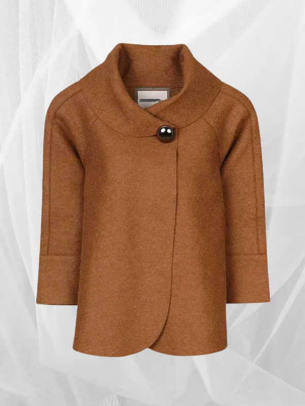 Audrey Jacket in classic camel Striped Jacket Polka Dot Jacket Floral Jacket